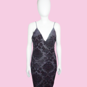 Windsor Black Suede Midi Dress