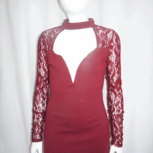 Charlotte Russe Wine color mini dress